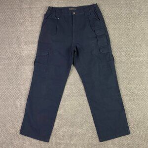 5.11 Tactical Series Cargo Pants Men's 34 x 30 Measures 32 x 29 1/4 Blue Work